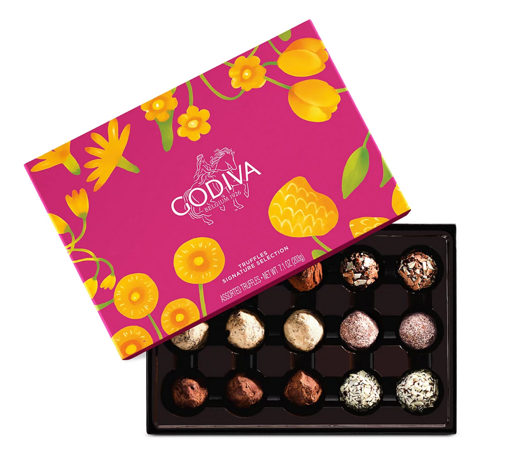 GODIVA Chocolates | Signature Chocolate Truffles Gift Box, Spring Edition