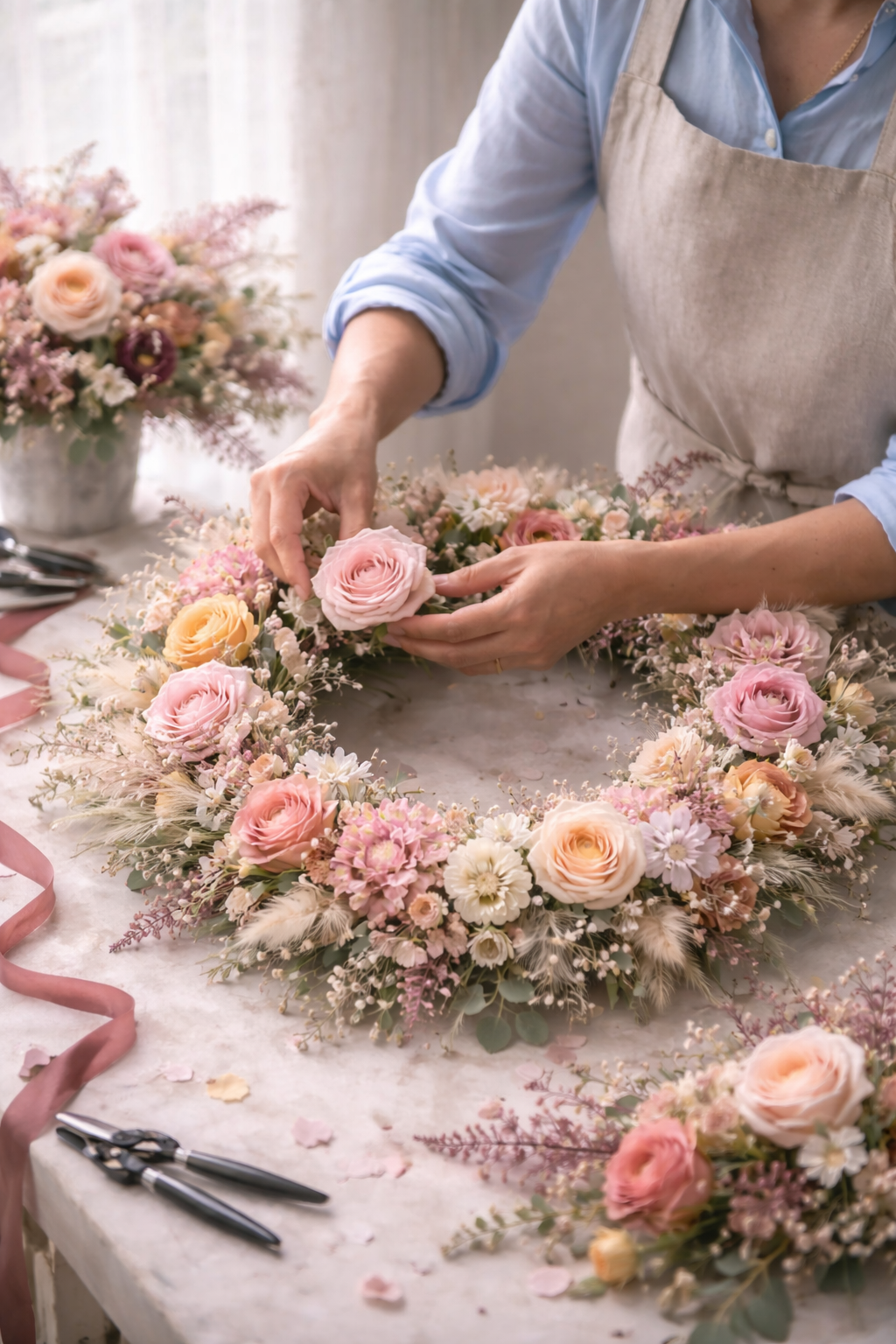 Soft pastel Wreath